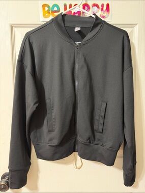 Velocity Men's Black Zip-Up Jacket